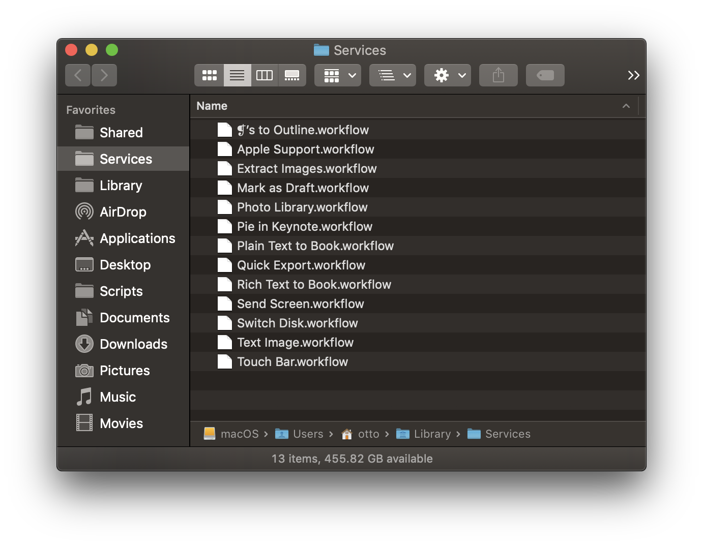 automator mac documents into pdf